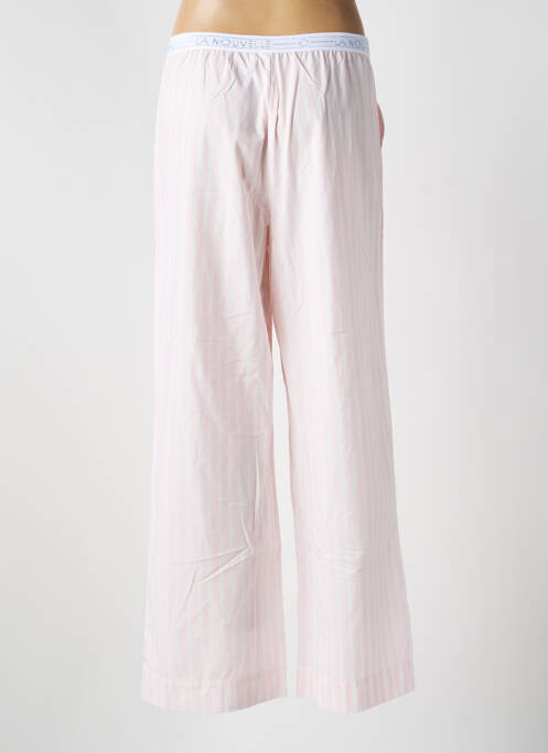 Pyjama coupe droite rose LA NOUVELLE femme