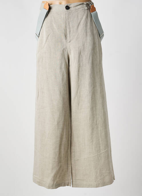 Pantalon flare taille élastique gris PHISIQUE DU ROLE femme