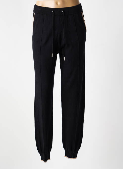 Pantalon droit taille élastique noir NOTSHY femme