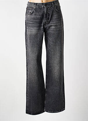 Jeans coupe droite taille normale taille normale noir HAIKURE femme