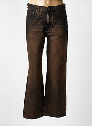 Jeans coupe droite taille normale taille normale marron HAIKURE femme