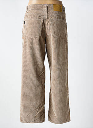 Pantalon droit fermeture zippée sous rabat boutonné taille normale gris HAIKURE femme