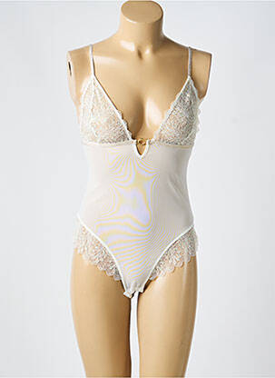 Body lingerie broderie blanc LA NOUVELLE femme