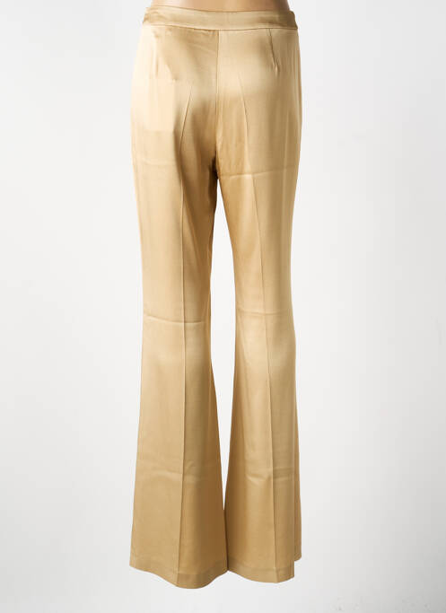 Pantalon flare taille normale taille normale or DMN femme