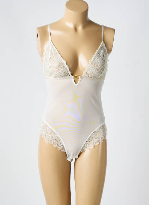 Body lingerie broderie blanc LA NOUVELLE femme