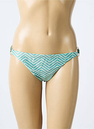 Bas de maillot de bain imprimé fantaisie culotte vert SEASS femme