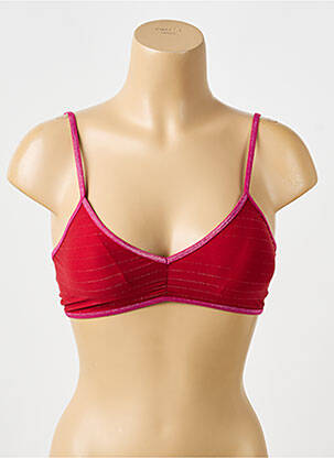 Soutien-gorge sans armature brassieres rouge LA NOUVELLE femme