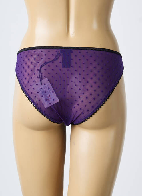 Culotte broderie violet LA NOUVELLE femme