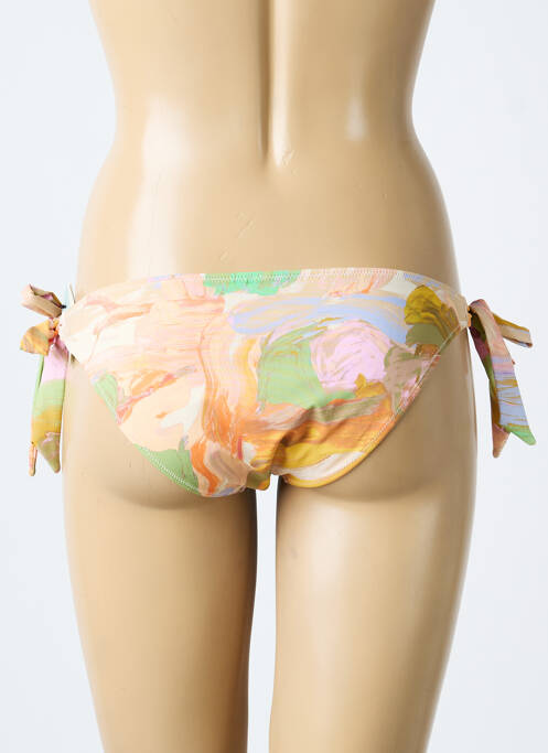 Bas de maillot de bain imprimé fleurs bikini rose LOVE STORIES femme