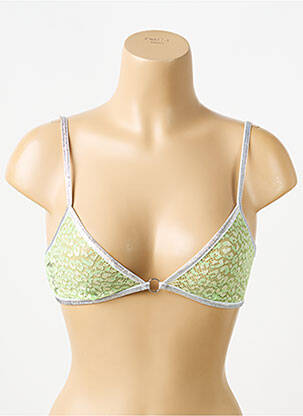 Soutien-gorge sans armature haut triangles jaune LA NOUVELLE femme
