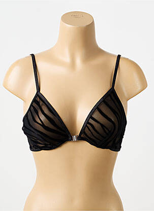 Soutien-gorge broderie haut soutien-gorge emboitant noir LA NOUVELLE femme