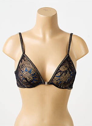 Soutien-gorge broderie haut soutien-gorge emboitant noir LA NOUVELLE femme