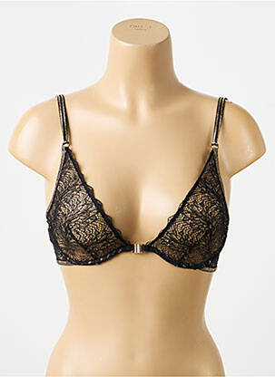 Soutien-gorge broderie haut soutien-gorge emboitant noir LA NOUVELLE femme