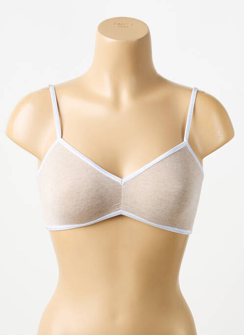 Soutien-gorge sans armature brassieres beige LA NOUVELLE femme