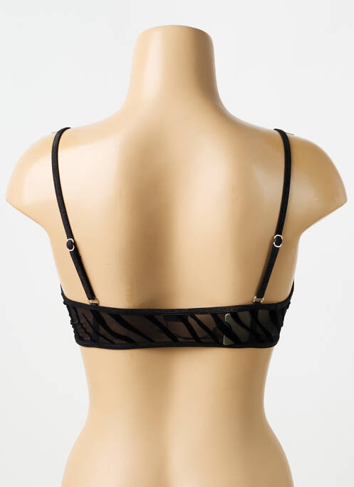 Soutien-gorge broderie haut soutien-gorge emboitant noir LA NOUVELLE femme