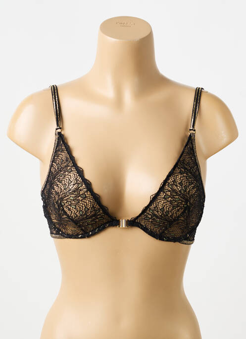 Soutien-gorge broderie haut soutien-gorge emboitant noir LA NOUVELLE femme