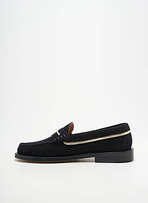 Mocassins tissage satiné talon plat jusqu'à 3cm noir SESA FOOTWEAR femme