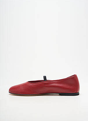 Ballerines bout rond talon plat jusqu'à 3cm rouge SESA FOOTWEAR femme