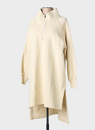 Robe courte manches longues manches longues beige GERSHON BRAM femme