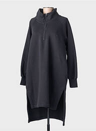 Robe courte manches longues manches longues noir GERSHON BRAM femme