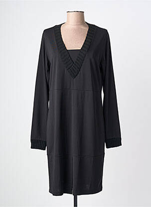 Robe courte manches longues manches longues noir NÜ femme