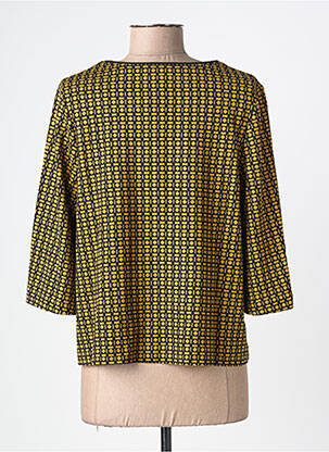 T-shirt manches 3/4 manches 3/4 jaune SURKANA femme