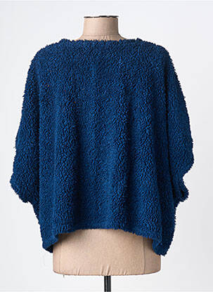 Polaire fermeture pressionnée bleu GRIZAS femme