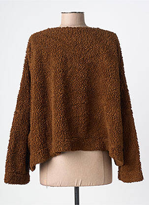 Polaire stretch marron GRIZAS femme