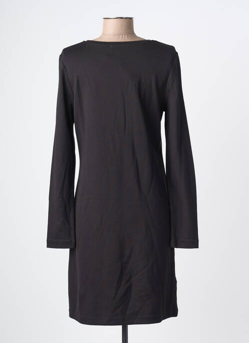 Robe courte manches longues manches longues noir SURKANA femme