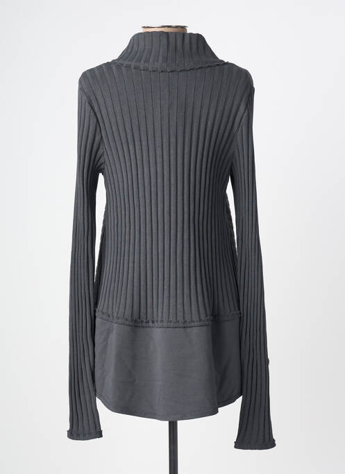 Gilet manches longues stretch gris KEDZIOREK femme