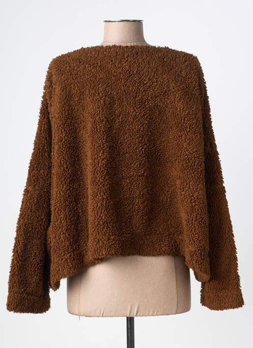 Polaire stretch marron GRIZAS femme