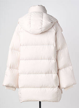 Doudoune poches a capuche blanc BEAUMONT femme