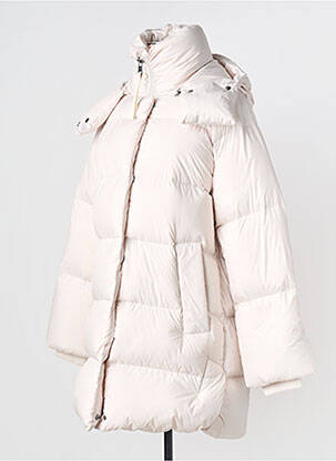 Doudoune poches a capuche blanc BEAUMONT femme