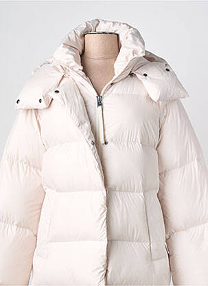 Doudoune poches a capuche blanc BEAUMONT femme