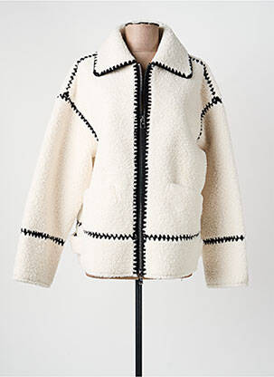 Manteau court poches sans capuche beige BEAUMONT femme