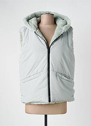 Doudoune poches a capuche gris RINO & PELLE femme