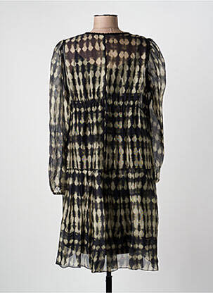 Robe mi-longue coupe fluide manches longues vert BEATE HEYMANN femme