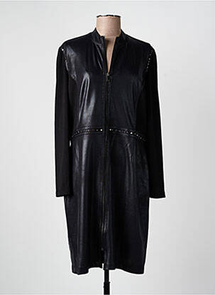 Robe courte manches longues manches longues noir EVA KAYAN femme