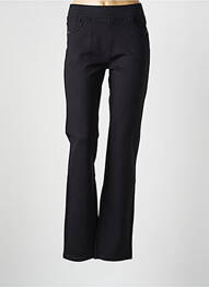 Pantalon slim taille élastique taille normale noir SCORZZO femme