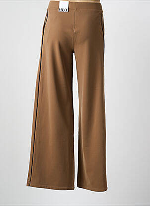 Pantalon large poches taille normale marron HBT femme
