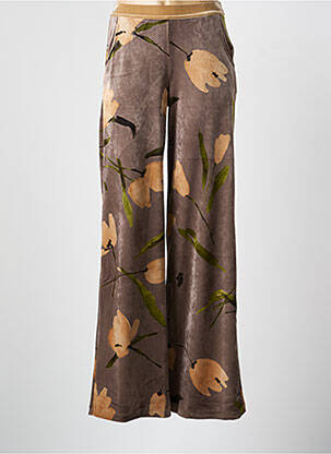 Pantalon flare stretch taille normale marron ALDO MARTIN'S femme