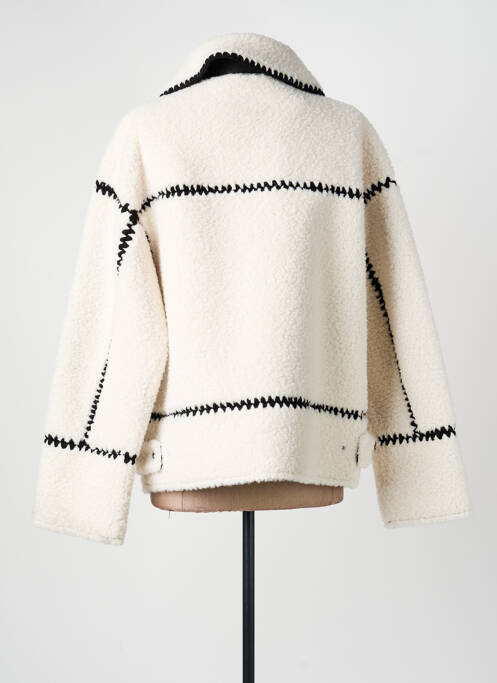 Manteau court poches sans capuche beige BEAUMONT femme