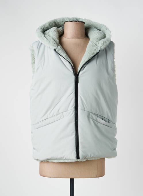 Doudoune poches a capuche gris RINO & PELLE femme