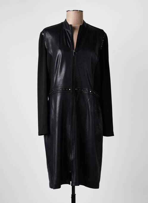 Robe courte manches longues manches longues noir EVA KAYAN femme