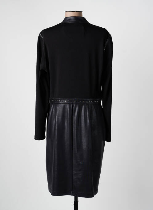 Robe courte manches longues manches longues noir EVA KAYAN femme