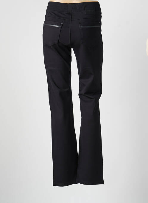 Pantalon slim taille élastique taille normale noir SCORZZO femme