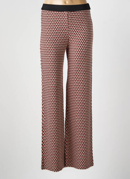 Pantalon flare taille élastique taille normale rouge ALDO MARTIN'S femme