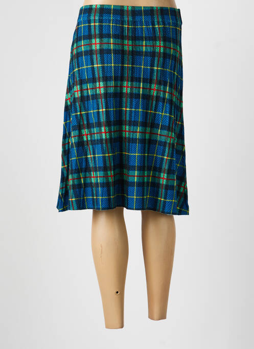 Jupe mi-longue stretch bleu JEI'S BY LETIZIA DENARO femme