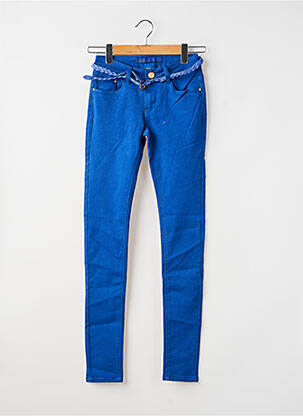 Jeans coupe slim tissage brut taille normale bleu R.DI$ femme
