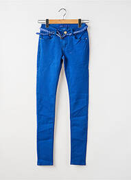 Jeans coupe slim tissage brut taille normale bleu R.DI$ femme